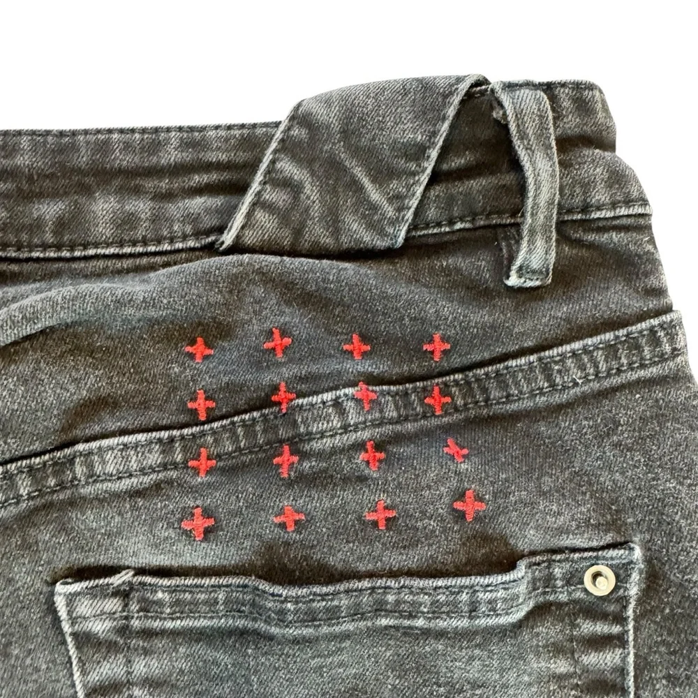 Ksubi Black Skinny Chitch Jeans Men’s 33 x 32 Button Fly Stretch